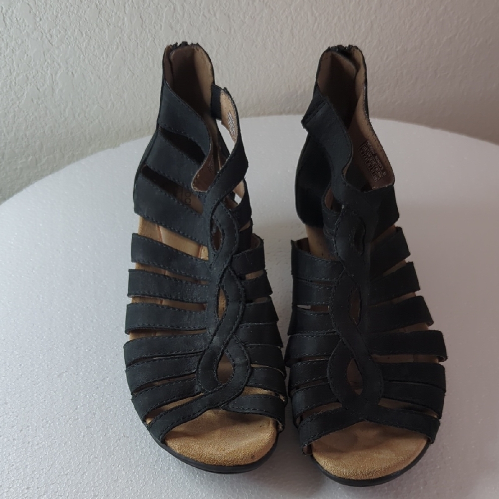Rockport Black Strappy Sandals